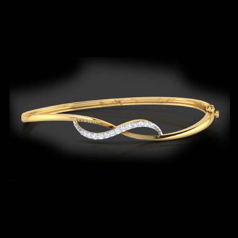 Infinity Curve Diamond Bracelet