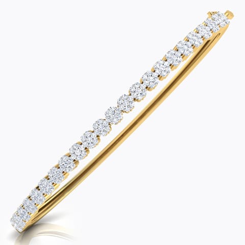 Elegant Cluster Diamond Bracelet Elegant Cluster Diamond Bracelet