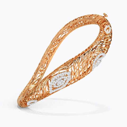 Batino Wood Grain Diamond Bracelet