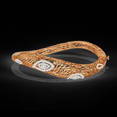 Batino Wood Grain Diamond Bracelet