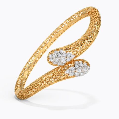 Bhoma Leaf Diamond Bracelet