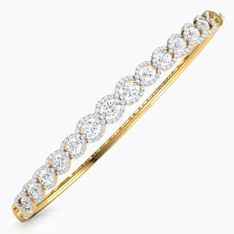 Linear Orb Diamond Bracelet Linear Orb Diamond Bracelet