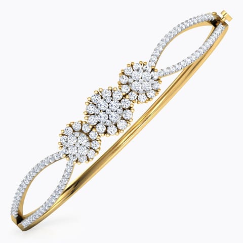 Trio Clump Diamond Bracelet