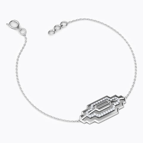 Metro Zigzag Diamond Bracelet