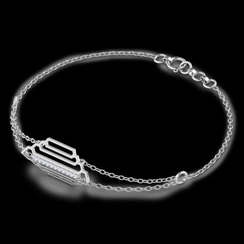 Regal Stepped Diamond Bracelet