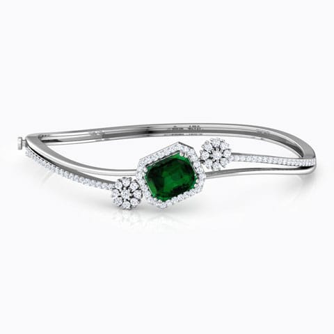 Dual Flower Gemstone Bracelet