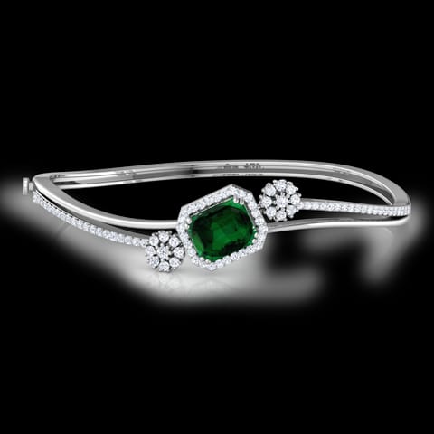 Dual Flower Gemstone Bracelet