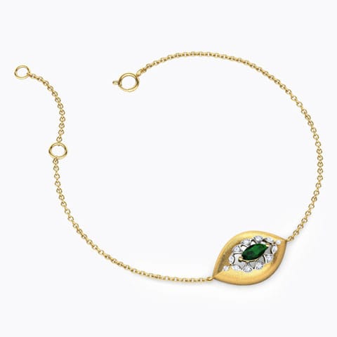 Marquise Brocade Gemstone Bracelet