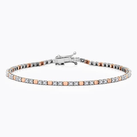 Luminous Diamond Tennis Bracelet