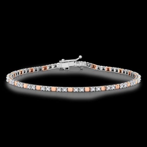 Luminous Diamond Tennis Bracelet