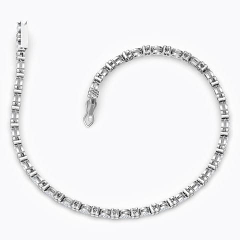 Twinkle Floret Tennis Diamond Bracelet