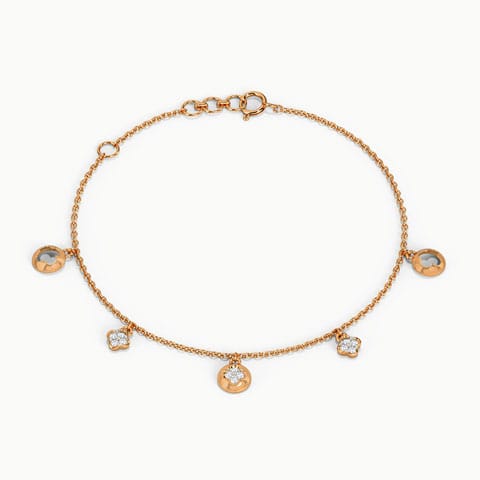 Bloom Charm Diamond Bracelet