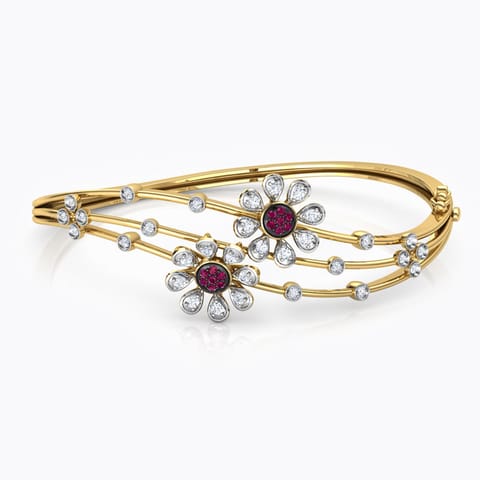 Duo Daisy Gemstone Bracelet