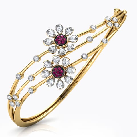 Duo Daisy Gemstone Bracelet