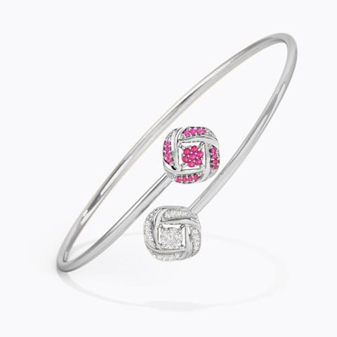 Overlap Gemstone Bracelet