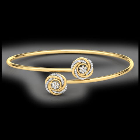 Swerve Diamond Bracelet