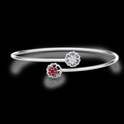 Pansy Gemstone Bracelet