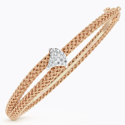 Flare Twill Diamond Bracelet