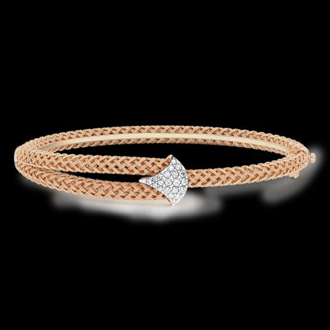 Flare Twill Diamond Bracelet