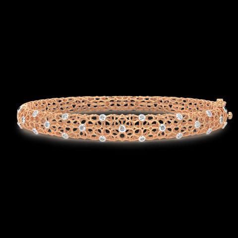 Anika Floral Mesh Diamond Bracelet Anika Floral Mesh Diamond Bracelet