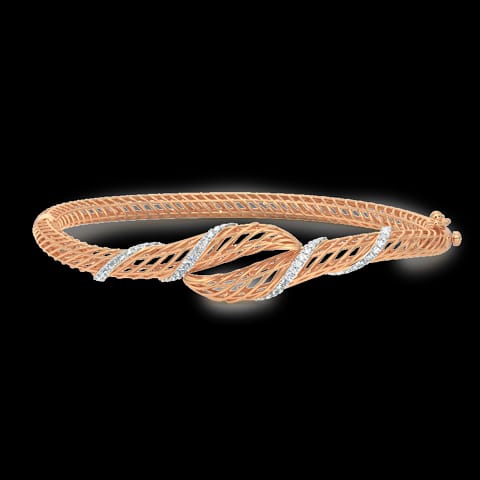 Smita Swirl Mesh Diamond Bracelet