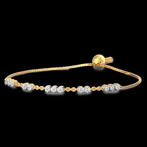 Diamond Array Adjustable Bracelet