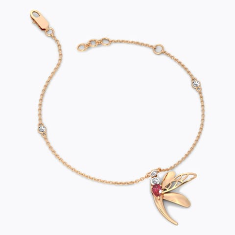 Pinion Dragonfly Gemstone Bracelet