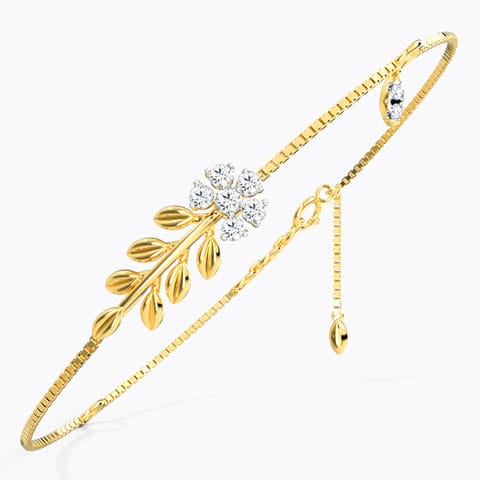 Dainty Fern Diamond Bracelet Dainty Fern Diamond Bracelet