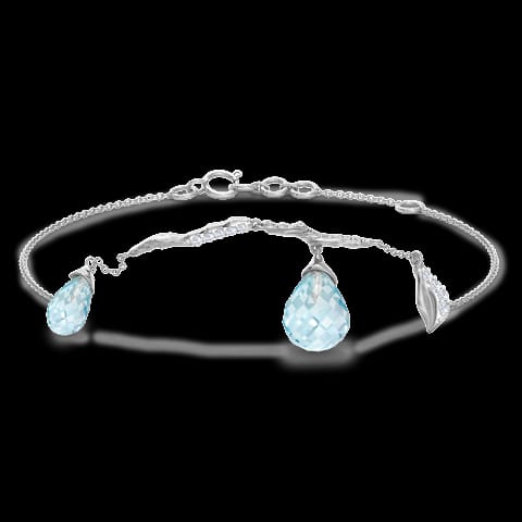 Charmed Dewdrops Gemstone Bracelet