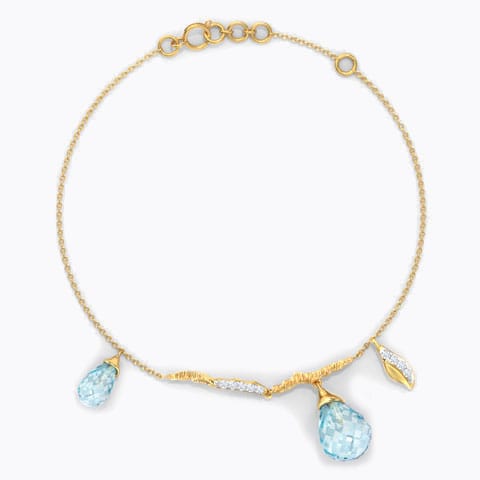 Charmed Dewdrops Gemstone Bracelet