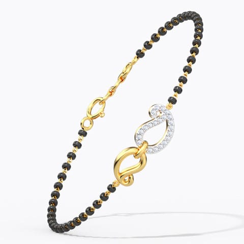 Ishani Diamond Mangalsutra Bracelet