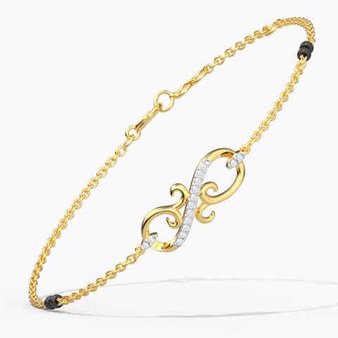Sarah Diamond Mangalsutra Bracelet