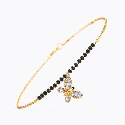 Aisha Diamond Mangalsutra Bracelet Aisha Diamond Mangalsutra Bracelet