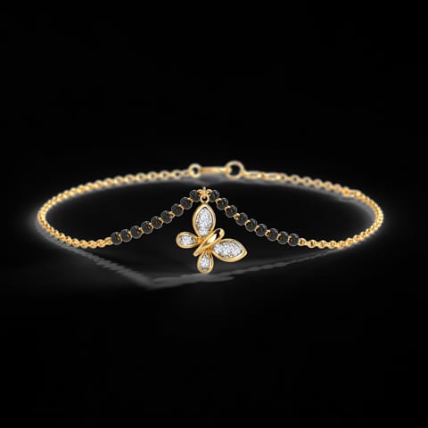 Aisha Diamond Mangalsutra Bracelet Aisha Diamond Mangalsutra Bracelet