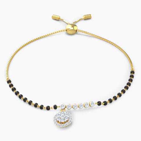 Ritika Adjustable Diamond Mangalsutra Bracelet