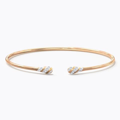 Elizabeth Swirl Diamond Bracelet