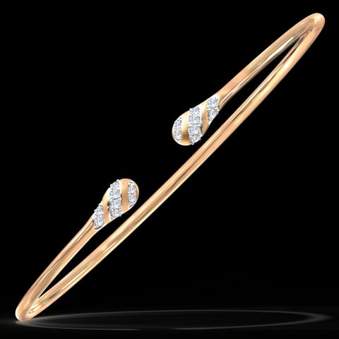 Elizabeth Swirl Diamond Bracelet