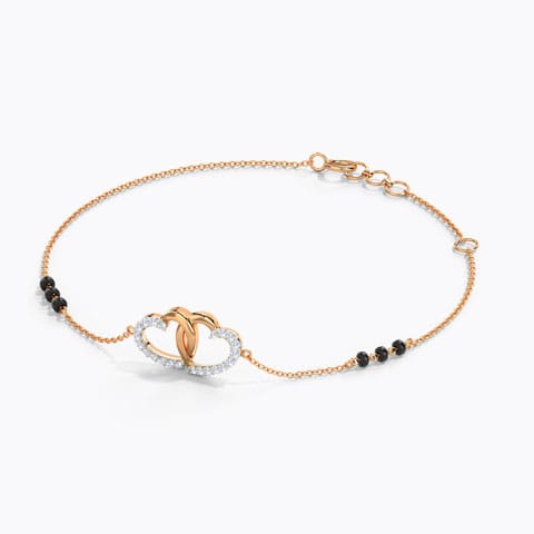 Hazel Diamond Mangalsutra Bracelet