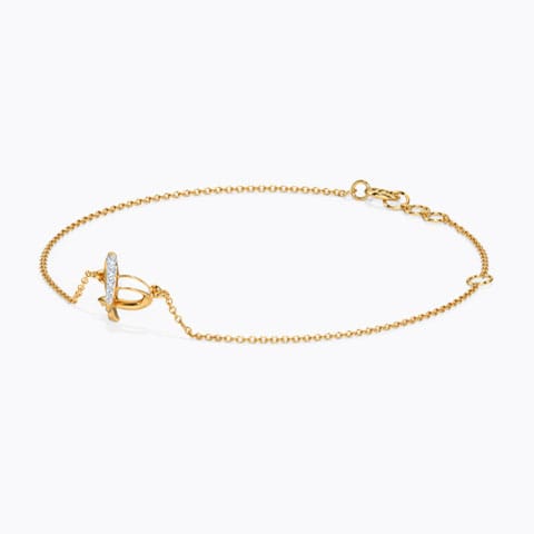 Ivory Heart Diamond Bracelet