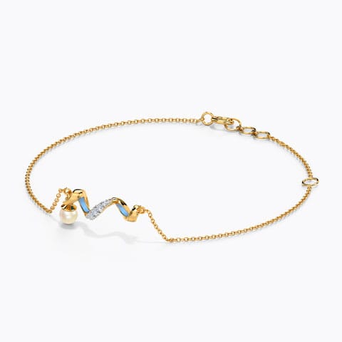Azure Twirl Pearl Bracelet Azure Twirl Pearl Bracelet