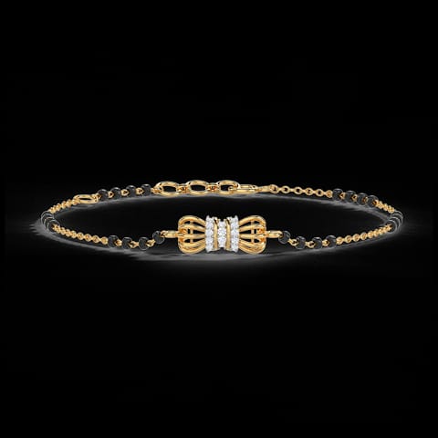 Benisha Diamond Mangalsutra Bracelet Benisha Diamond Mangalsutra Bracelet