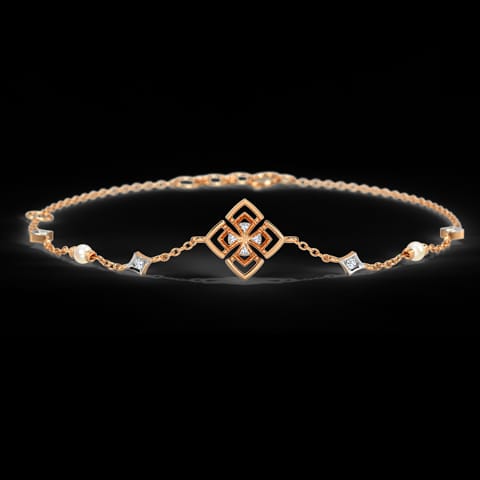 Alice Floral Pearl Bracelet