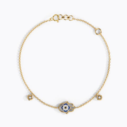Grace Evil Eye Hamsa Diamond Bracelet Grace Evil Eye Hamsa Diamond Bracelet
