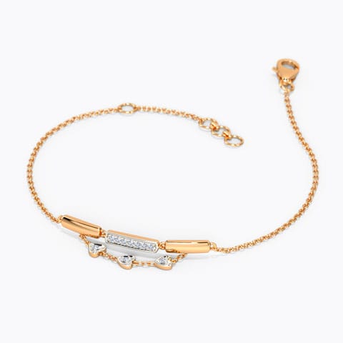 Floating Hearts Diamond Bracelet Floating Hearts Diamond Bracelet
