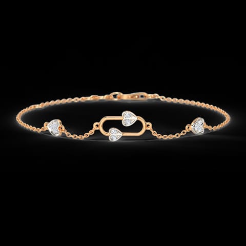 Flapping Hearts Diamond Bracelet Flapping Hearts Diamond Bracelet