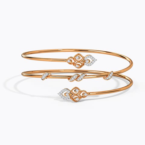 Gracy Spiral Diamond Bracelet
