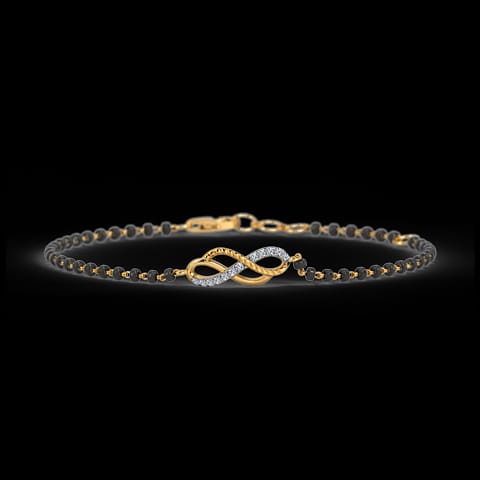 Arden Infinity Diamond Mangalsutra Bracelet Arden Infinity Diamond Mangalsutra Bracelet