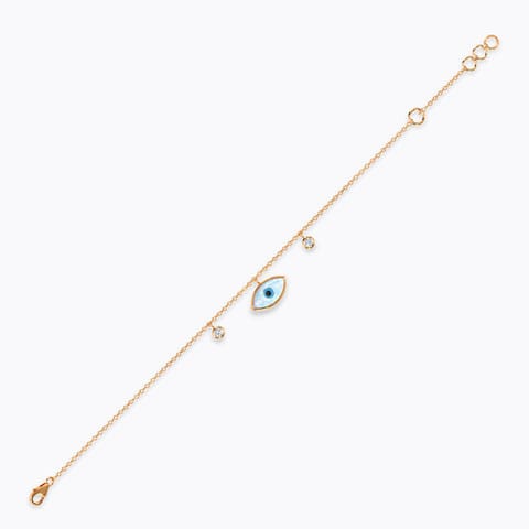 Gleaming Evil Eye Chain Bracelet Gleaming Evil Eye Chain Bracelet