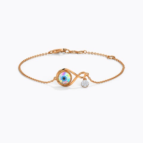 Infinity Evil Eye Chain Bracelet