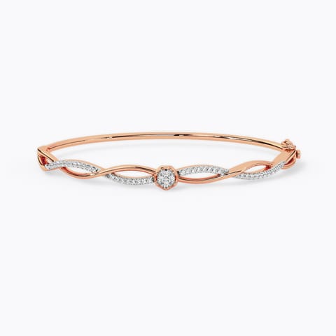 Dazzling Twist Diamond Bracelet